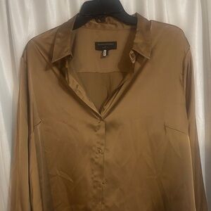 Banana Republic Bronze Satin woman/ Shirt
